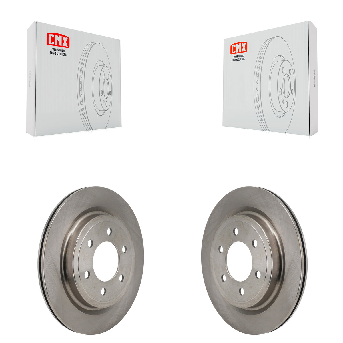Rear Disc Brake Rotors Pair For Ford F-150 Lightning Expedition Lincoln Navigator K8-102644