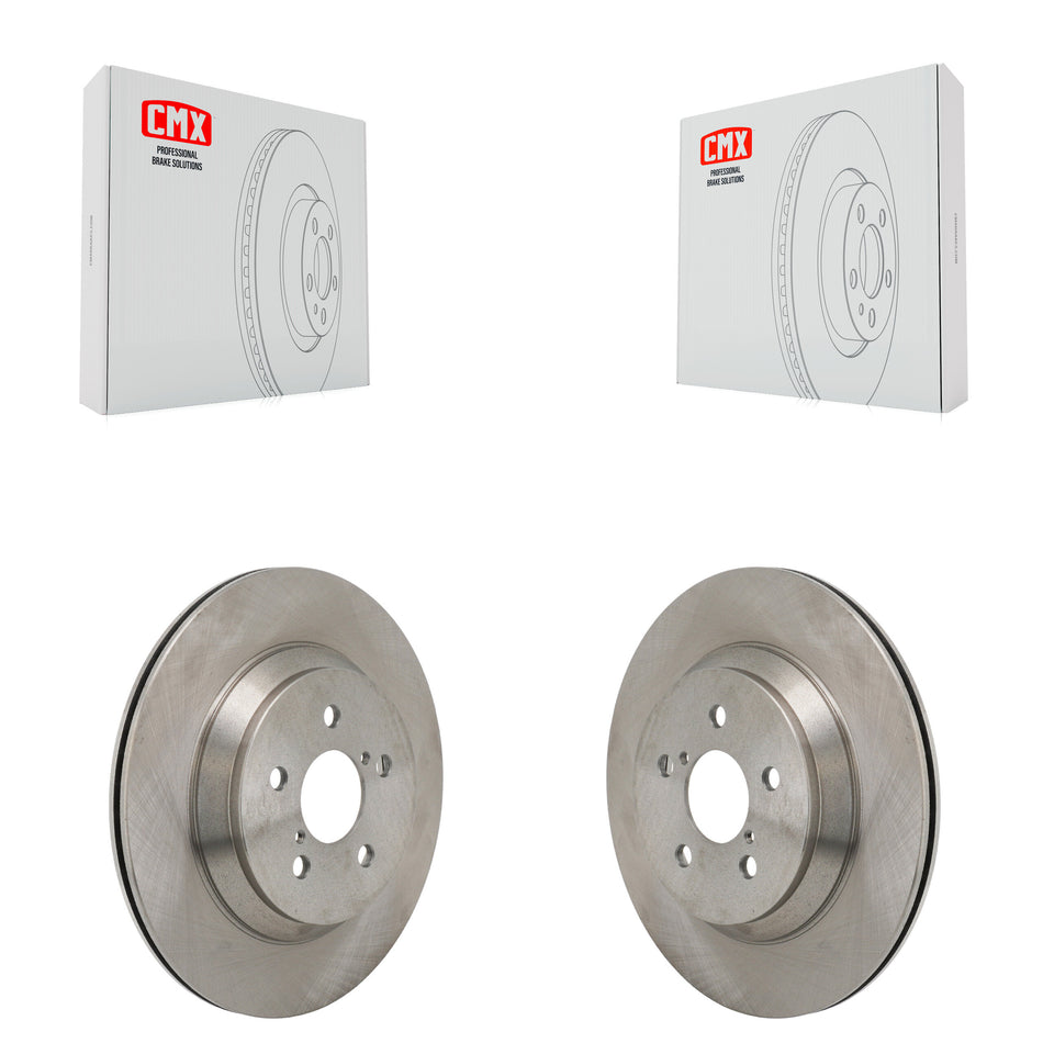 Rear Disc Brake Rotors Pair For 2021-2023 Subaru Crosstrek With Electric Parking K8-102645