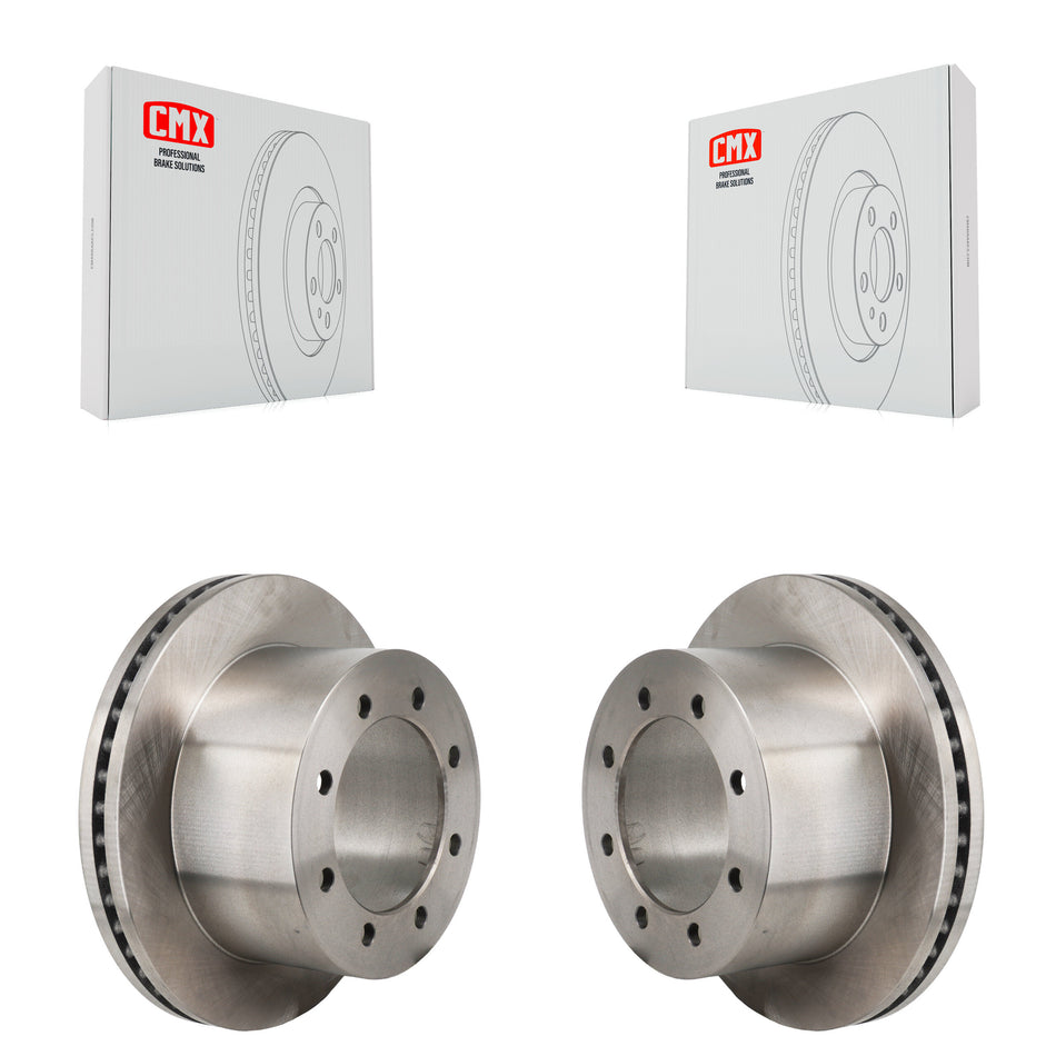 Rear Brake Rotors Pair For GMC Sierra 3500 HD Chevrolet Silverado With Dual Wheels K8-102647