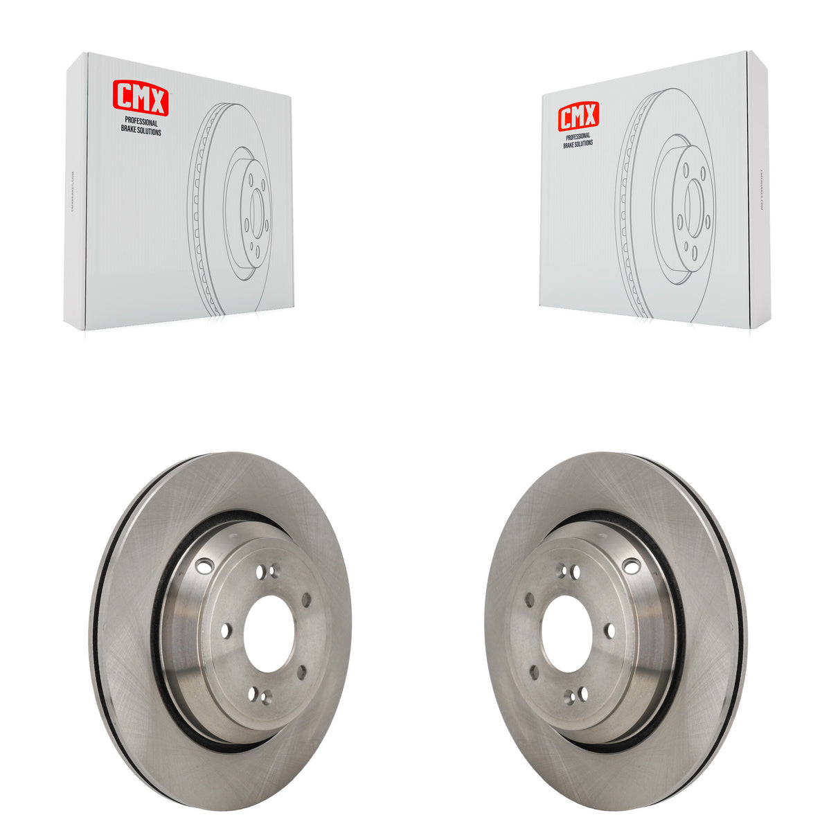 Rear Disc Brake Rotors Pair For Genesis G70 Kia Stinger G80 K8-102649