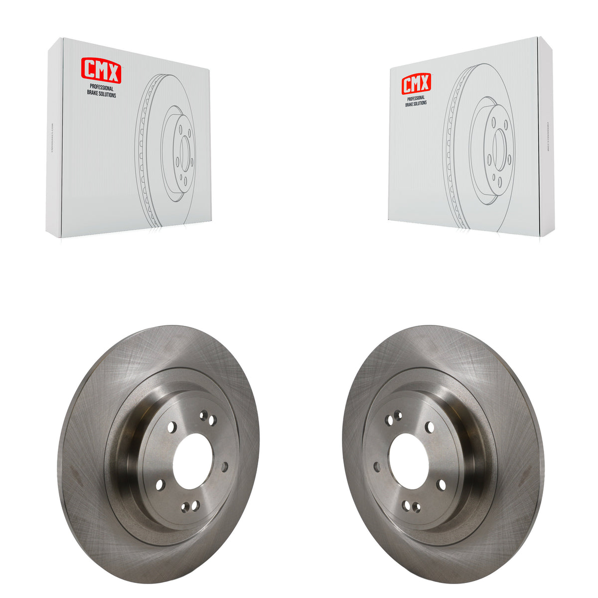 Rear Disc Brake Rotors Pair For Kia Hyundai Carnival Santa Cruz Fe Sorento K8-102650