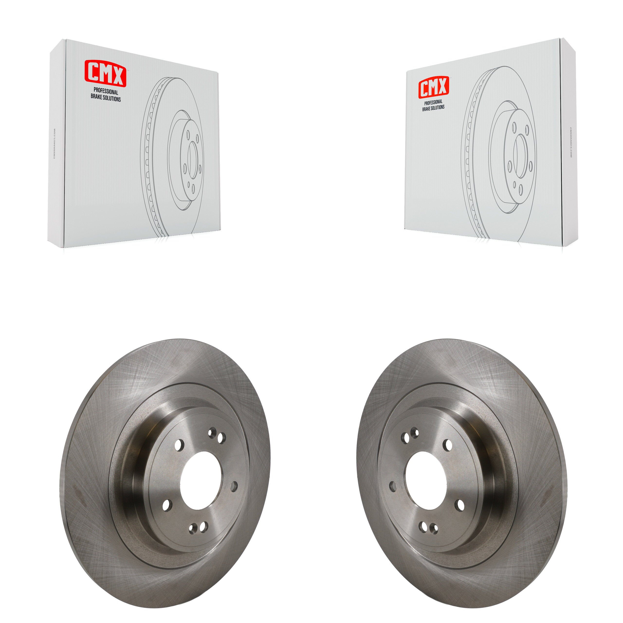 Rear Disc Brake Rotors Pair For Kia Hyundai Carnival Santa Cruz Fe Sorento K8-102650
