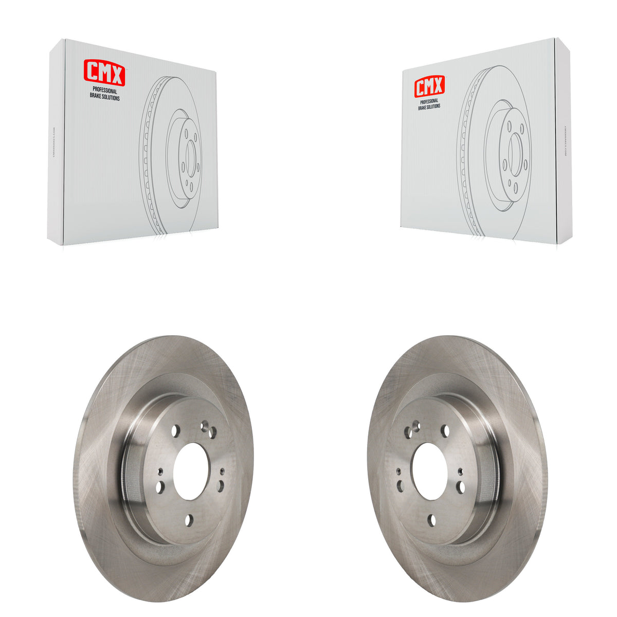Rear Disc Brake Rotors Pair For 2021-2023 Acura TLX K8-102652
