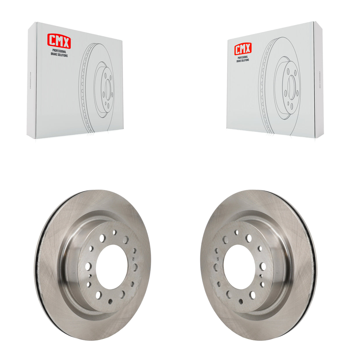 Rear Disc Brake Rotors Pair For Toyota Tundra Sequoia Lexus LX600 K8-102654