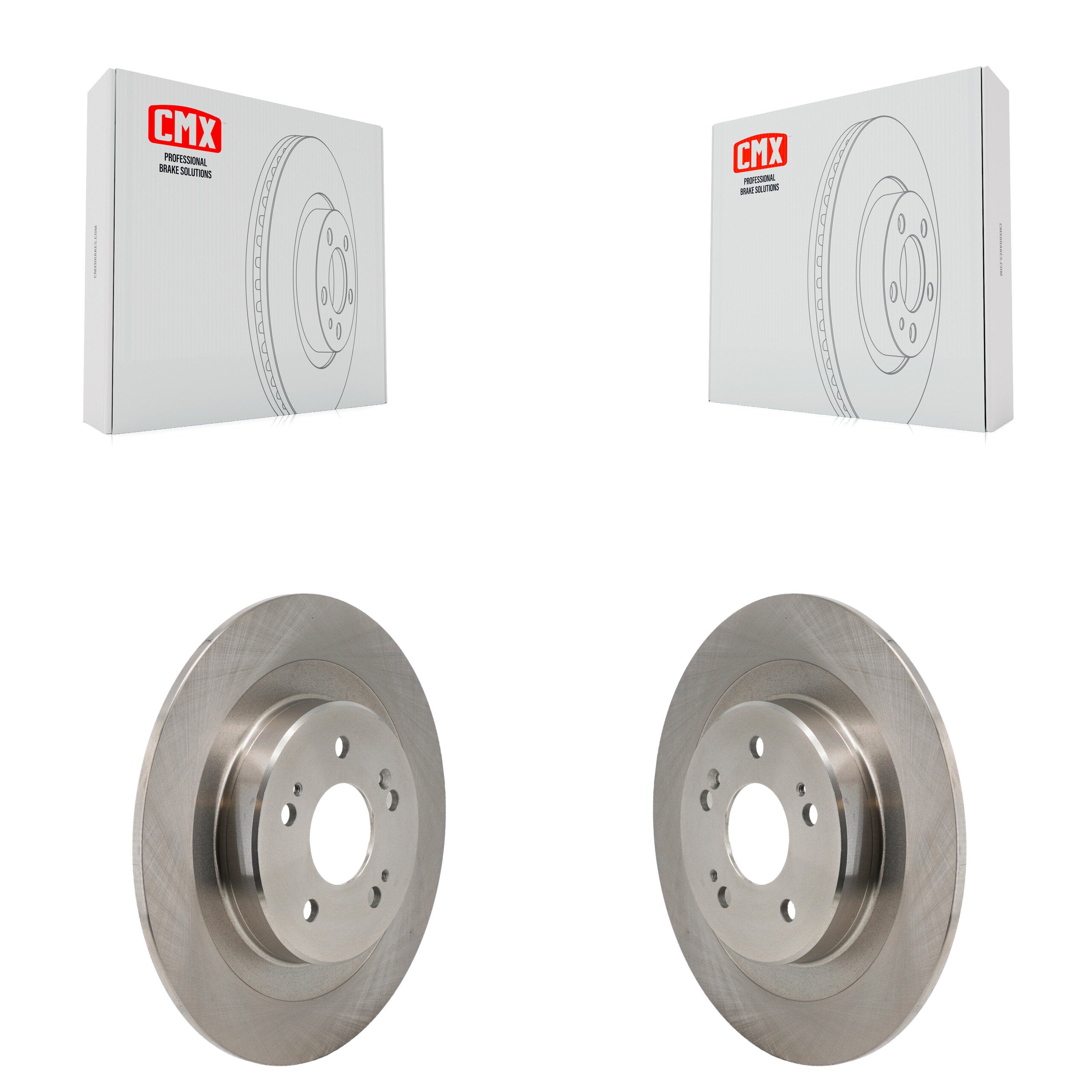Rear Disc Brake Rotors Pair For 2022-2024 Acura MDX K8-102658