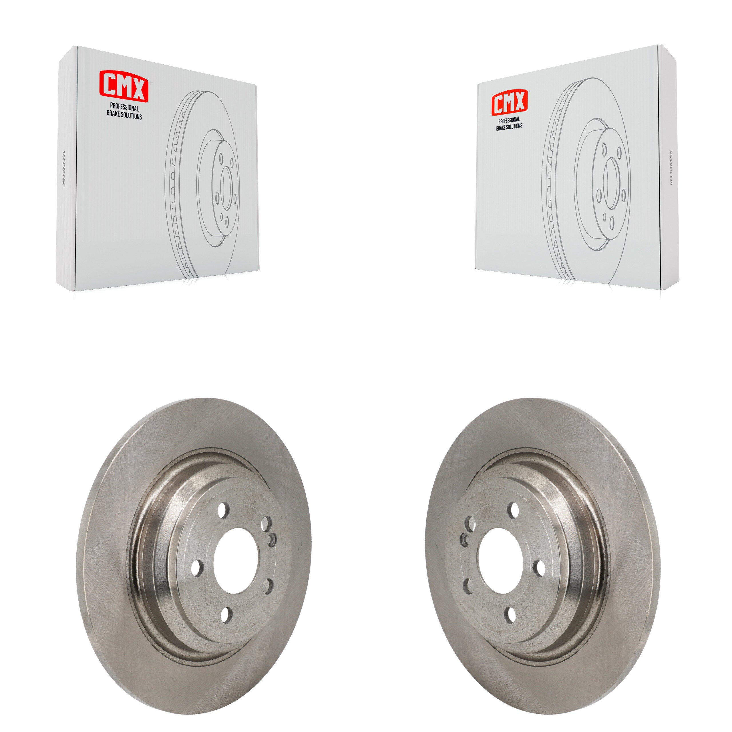 Rear Brake Rotors Pair For 2020-2023 Mercedes-Benz GLE350 With 330mm Diameter Rotor K8-102661