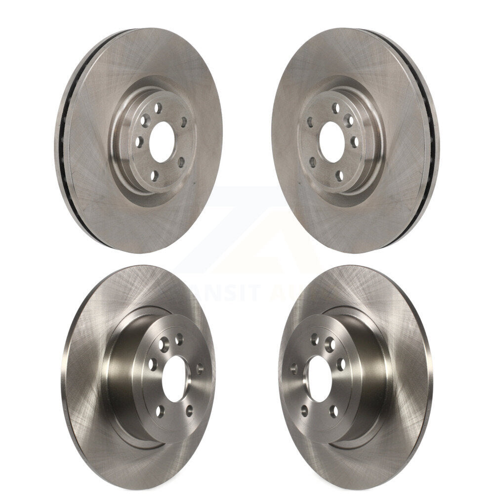 Front Rear Brake Rotors Kit For Land Rover Range Evoque With 349mm Diameter Rotor K8-102677