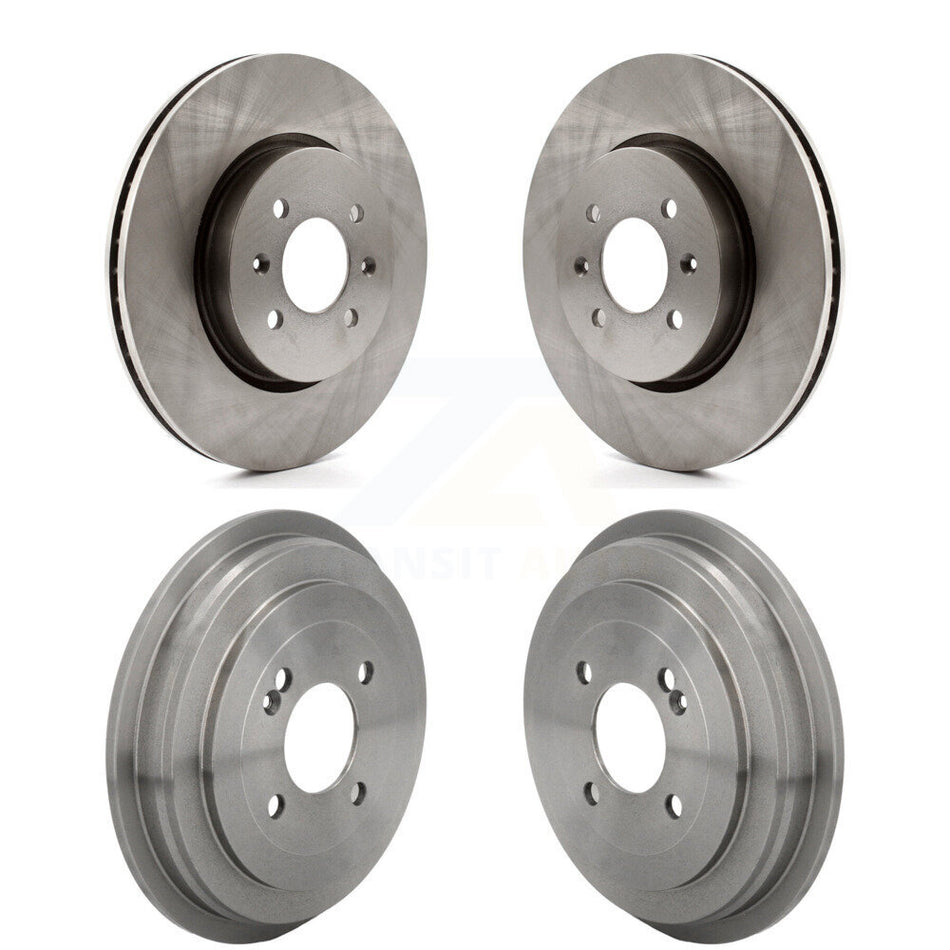 Front Rear Disc Brake Rotors Drums Kit For Kia Rio Hyundai Accent K8-102679