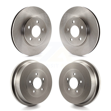 Front Rear Disc Brake Rotors Drums Kit For Chrysler Grand Voyager K8-102681