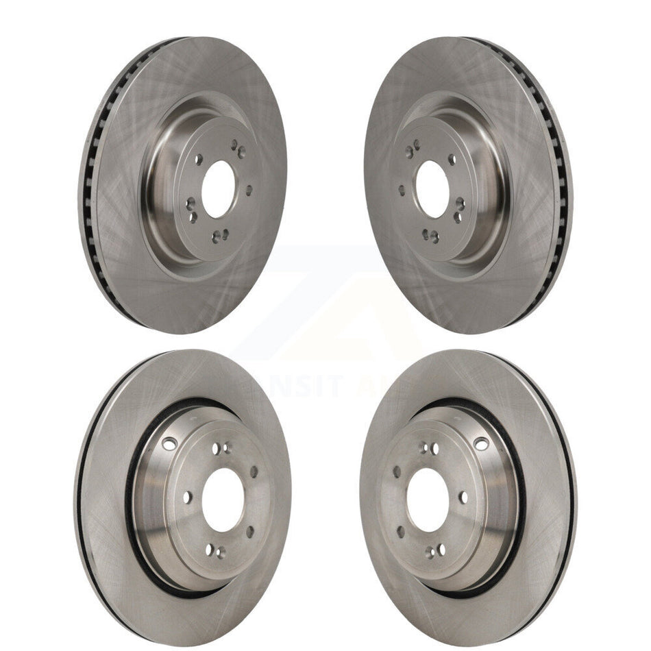 Front Rear Disc Brake Rotors Kit For 2018-2020 Genesis G80 3.3L K8-102685