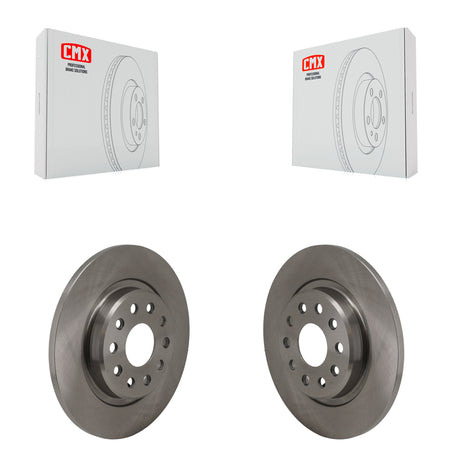 Rear Disc Brake Rotors Pair For Jeep Grand Cherokee L With Solid K8-102698