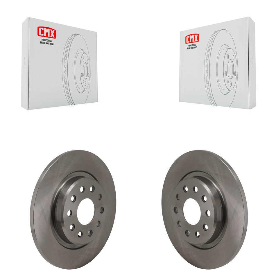 Rear Disc Brake Rotors Pair For Jeep Grand Cherokee L With Solid K8-102698