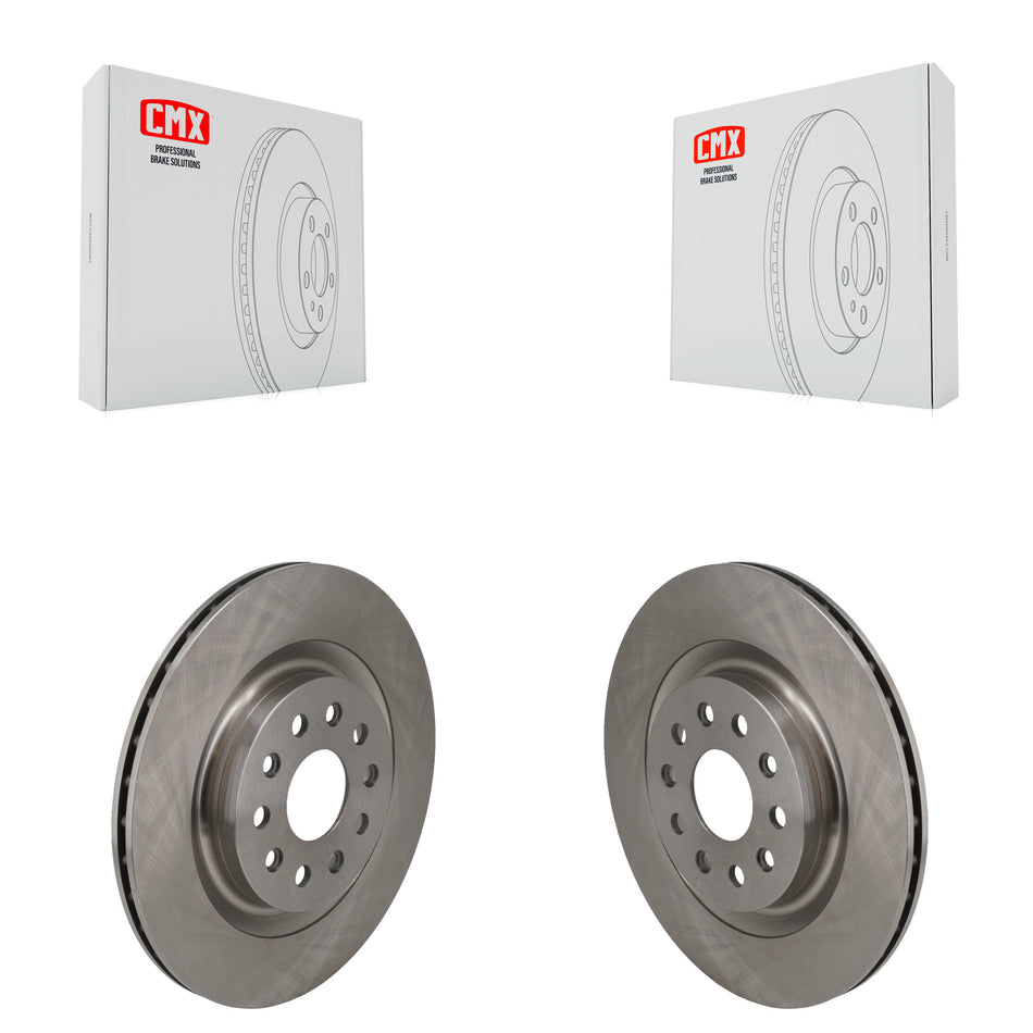 Rear Disc Brake Rotors Pair For Jeep Grand Cherokee L With Vented K8-102699