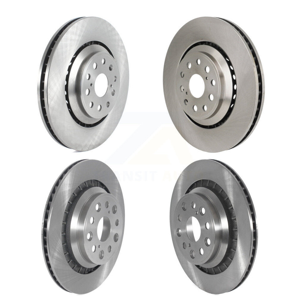 Front Rear Disc Brake Rotors Kit For Lexus LS460 LS600h K8-102713