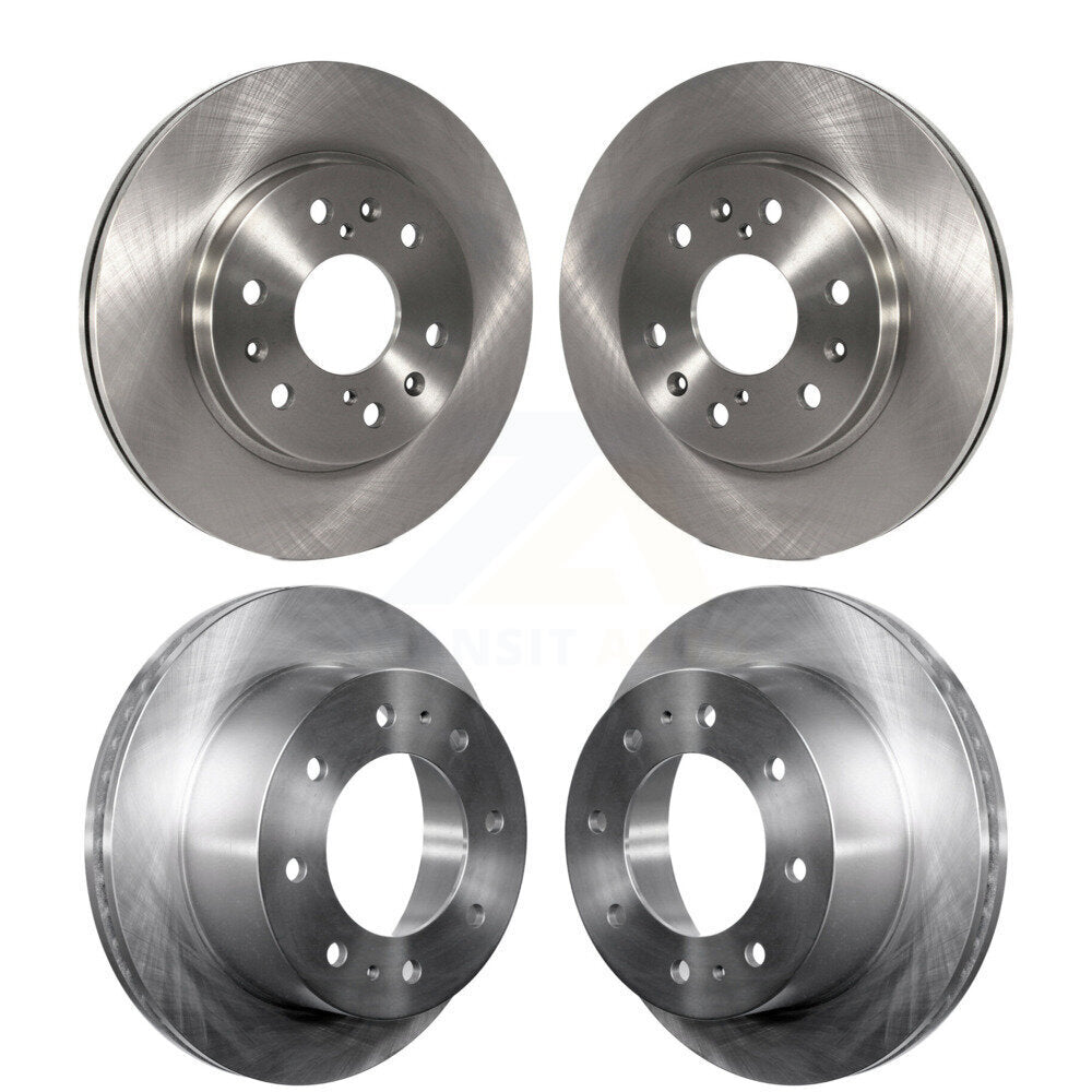 Front Rear Disc Brake Rotors Kit For 2011 Chevrolet Silverado 1500 Hybrid K8-102719