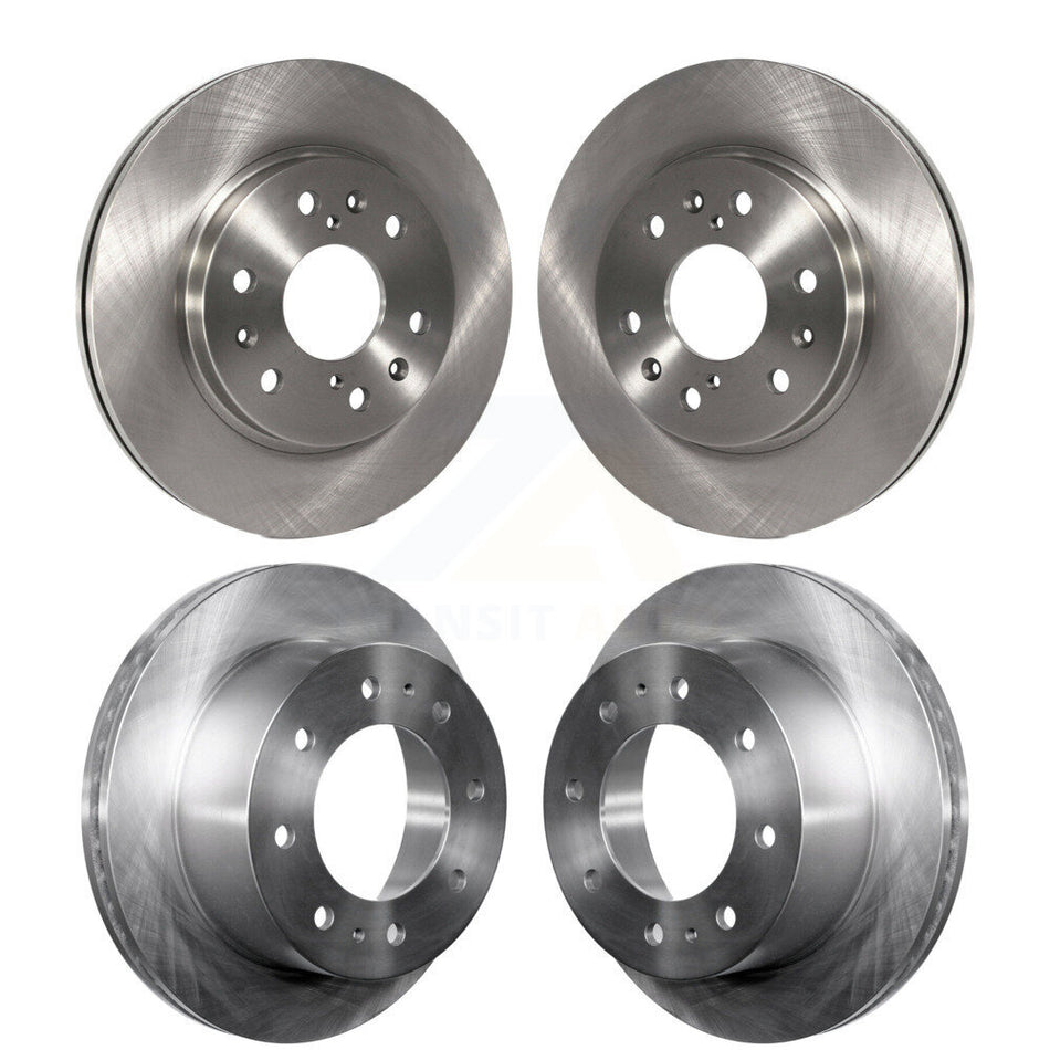Front Rear Disc Brake Rotors Kit For 2011 Chevrolet Silverado 1500 Hybrid K8-102719