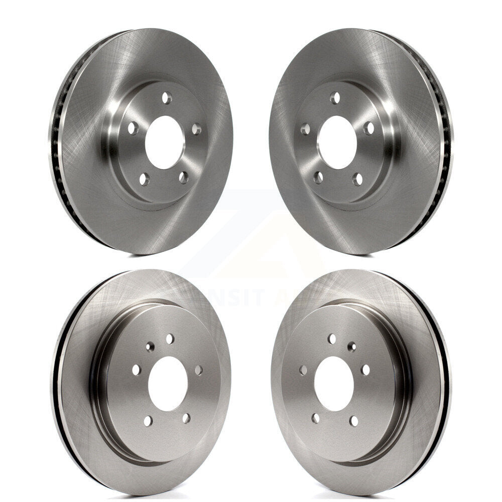 Front Rear Disc Brake Rotors Kit For 2004 Cadillac Seville With Vented Rotor K8-102722