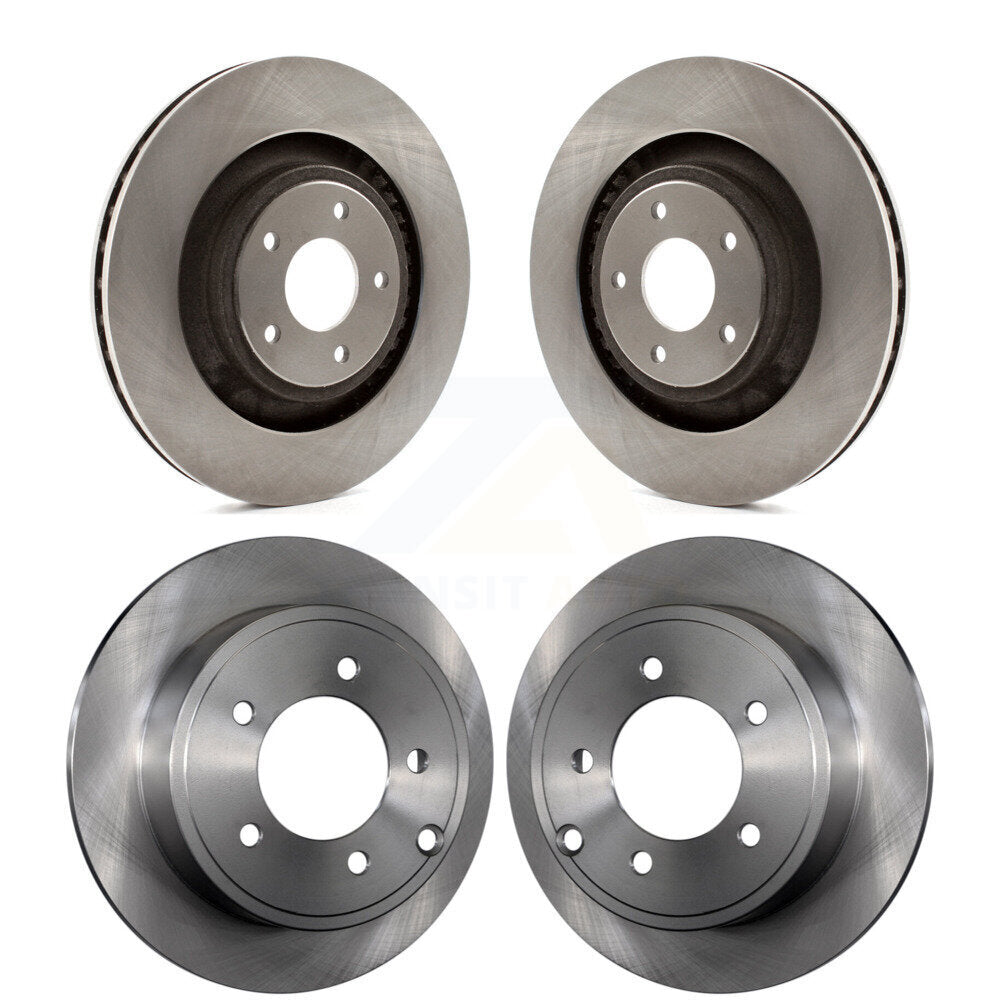 Front Rear Brake Rotors Kit For Dodge Caliber R T SXT SE With 340mm Diameter Rotor K8-102723