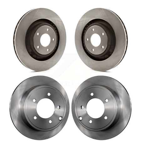 Front Rear Brake Rotors Kit For Dodge Caliber R T SXT SE With 340mm Diameter Rotor K8-102723