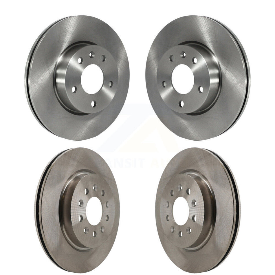 Front Rear Disc Brake Rotor Kit For 2020-2023 Cadillac CT4 With 300mm Diameter K8-102726