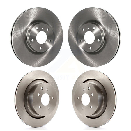 Front Rear Brake Rotor Kit For 2009-2013 INFINITI G37 Coupe with AWD Without Brembo Brakes K8-102730