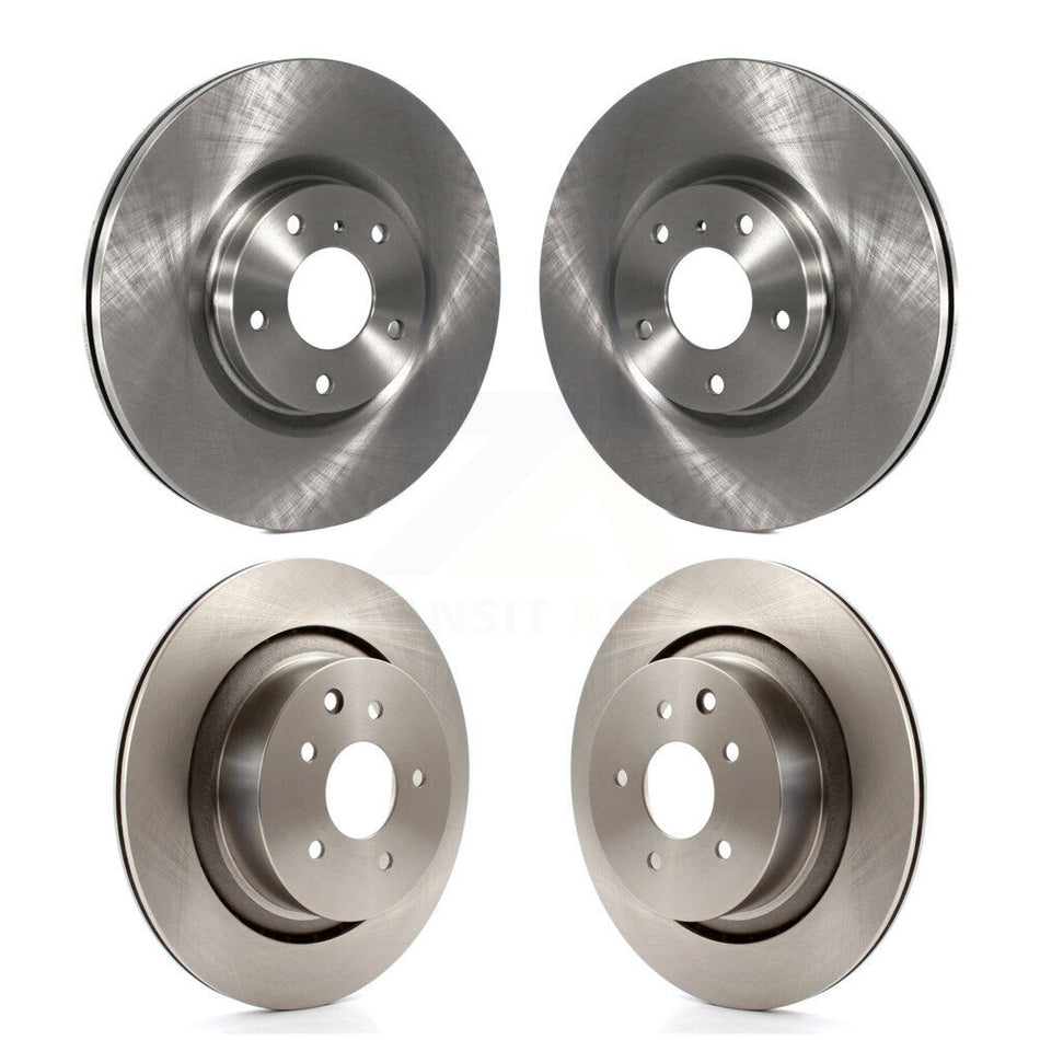 Front Rear Brake Rotor Kit For 2009-2013 INFINITI G37 Coupe with AWD Without Brembo Brakes K8-102730