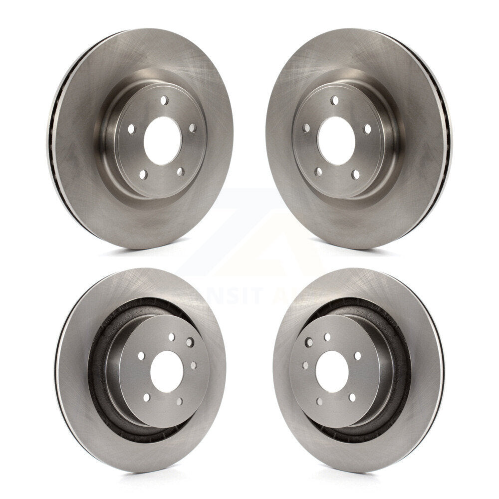 Front Rear Disc Brake Rotors Kit For 2023-2024 Nissan Z With Dual Piston Caliper K8-102731