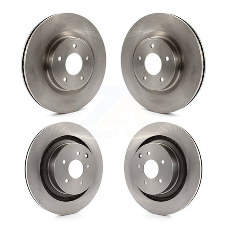 Front Rear Disc Brake Rotors Kit For 2023-2024 Nissan Z With Dual Piston Caliper K8-102731