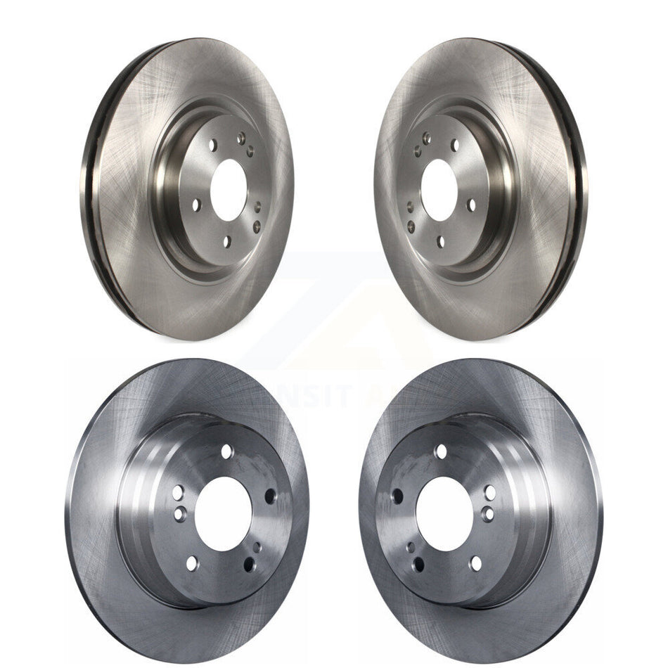 Front Rear Disc Brake Rotors Kit For 2009-2010 Mercedes-Benz SLK300 With Sport Package K8-102732