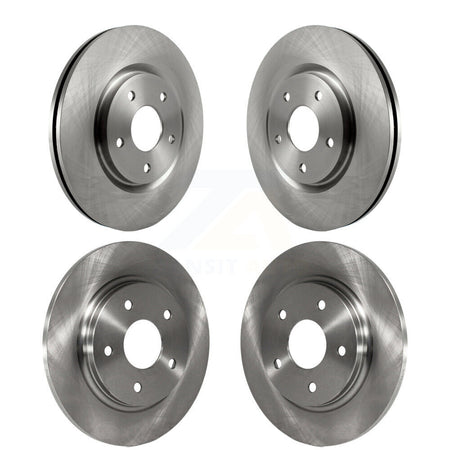 Front Rear Brake Rotor Kit For 2009-2011 Volkswagen Routan With 330mm Diameter K8-102734