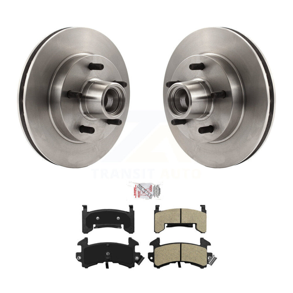 Front Brake Rotor Semi-Metallic Pad Kit For Chevrolet Camaro Pontiac Firebird S10 GMC S15 K8A-100034