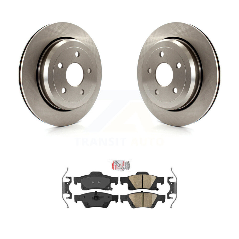 Rear Disc Brake Rotors And Ceramic Pads Kit For Jeep Grand Cherokee Dodge Durango WK K8A-100400