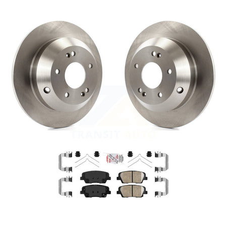 Rear Disc Brake Rotors And Ceramic Pads Kit For Kia Sorento Hyundai Santa Fe Sport XL K8A-100446