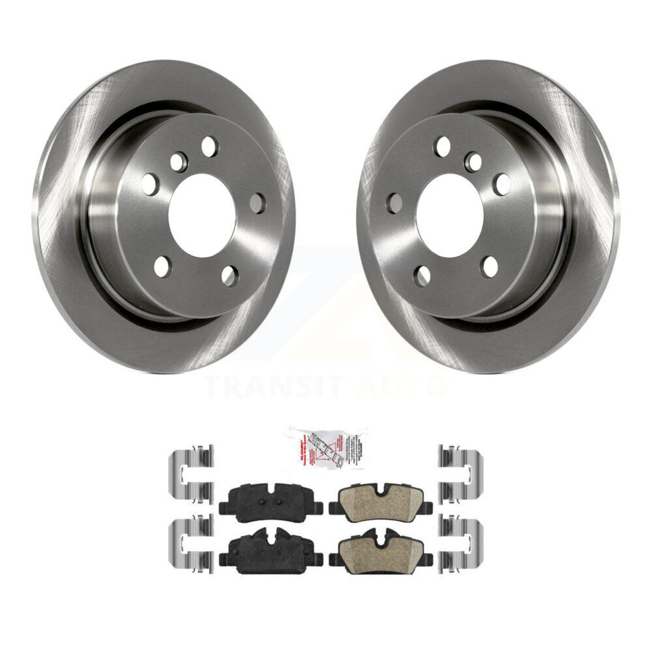 Rear Disc Brake Rotors And Ceramic Pads Kit For Mini Cooper K8A-100450