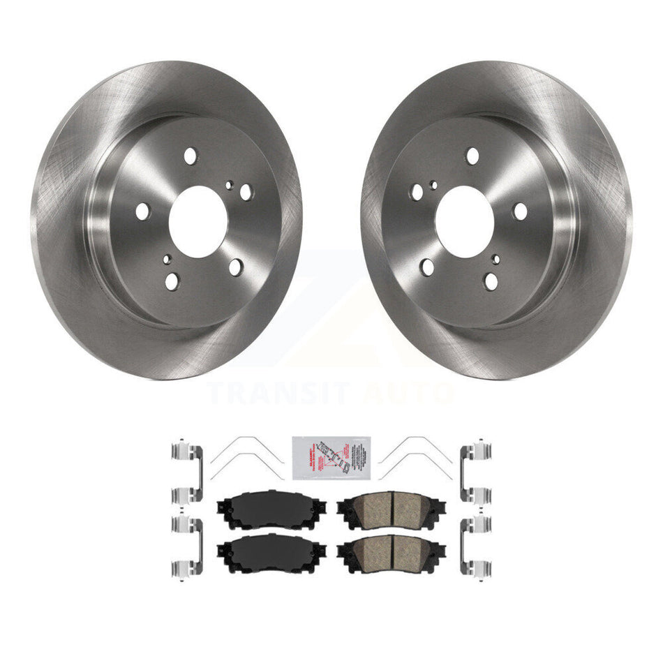 Rear Brake Rotor And Ceramic Pad Kit For Toyota RAV4 Camry Lexus C-HR NX300 Corolla Cross K8A-100457