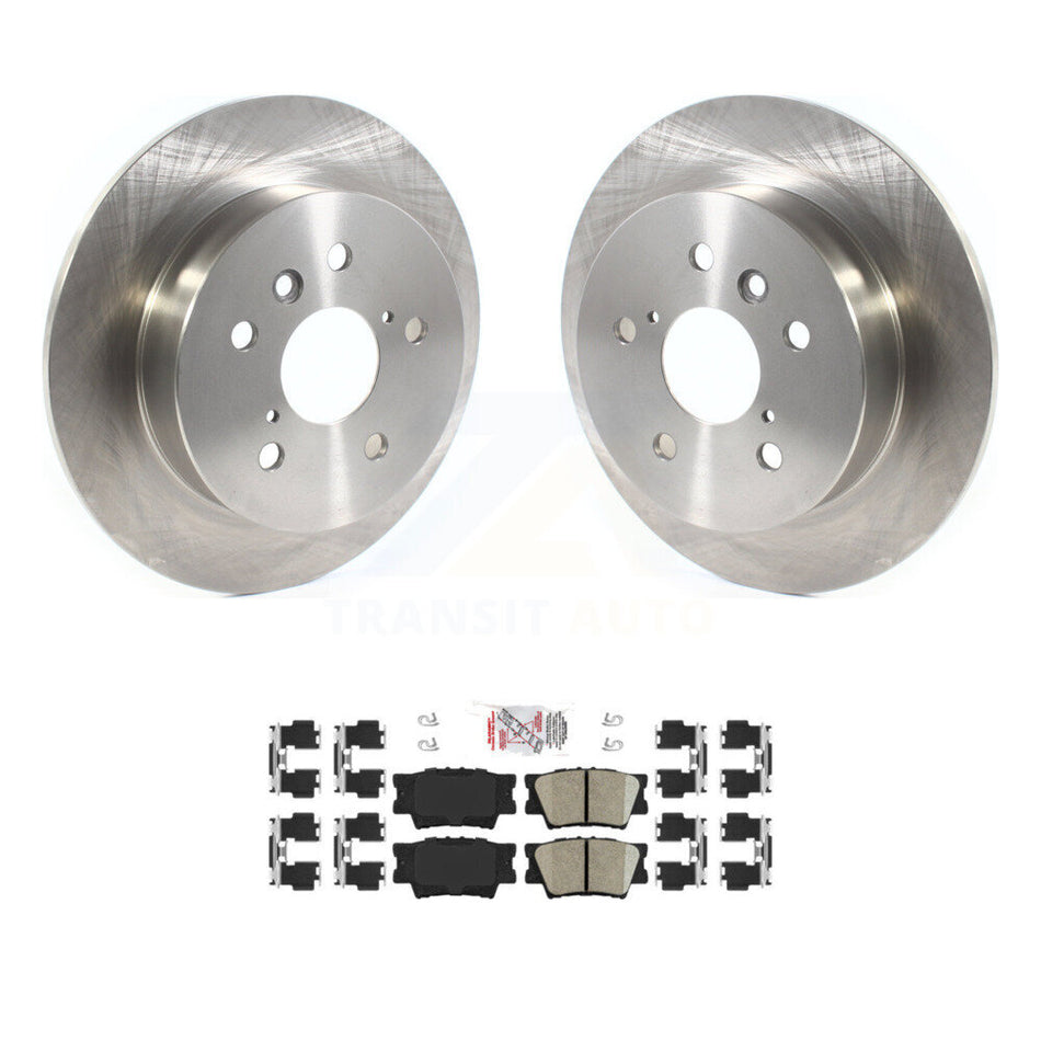 Rear Disc Brake Rotors And Ceramic Pads Kit For Toyota Camry K8A-100465