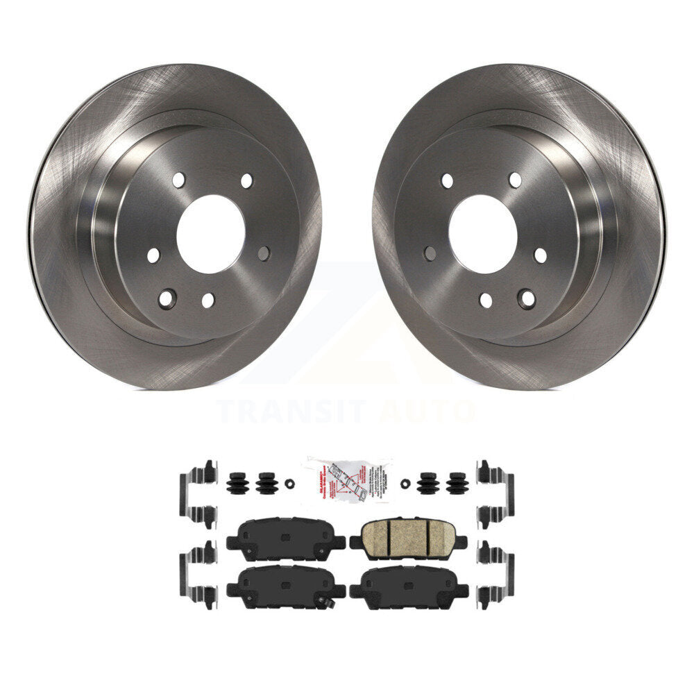 Rear Brake Rotor And Ceramic Pad Kit For Nissan Rogue Sport Qashqai LEAF Juke X-Trail G35 K8A-100479