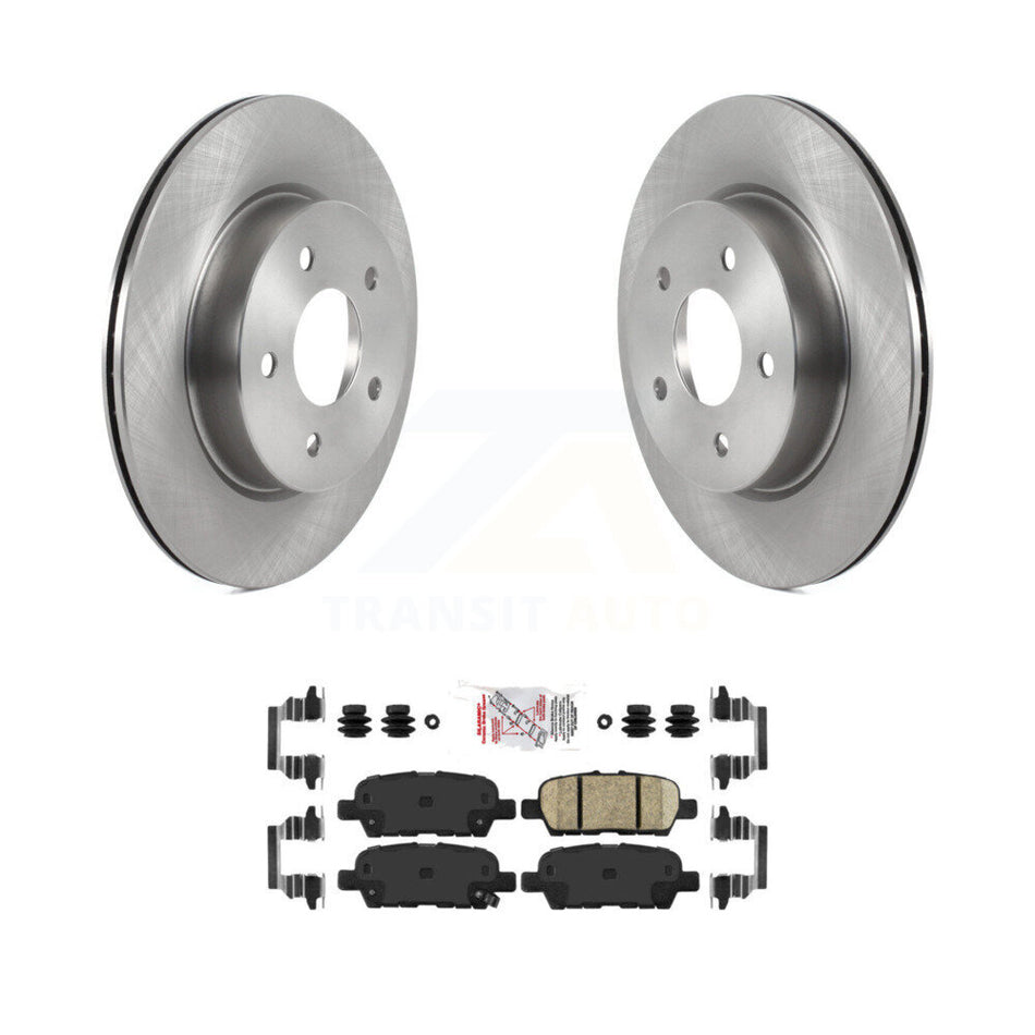 Rear Disc Brake Rotors And Ceramic Pads Kit For Nissan Qashqai Rogue Sport LEAF K8A-100480