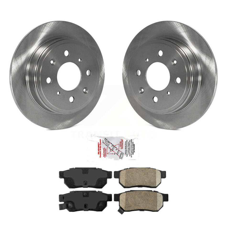 Rear Brake Rotor And Ceramic Pad Kit For Honda Civic Acura Integra del Sol Prelude CRX EL K8A-100486