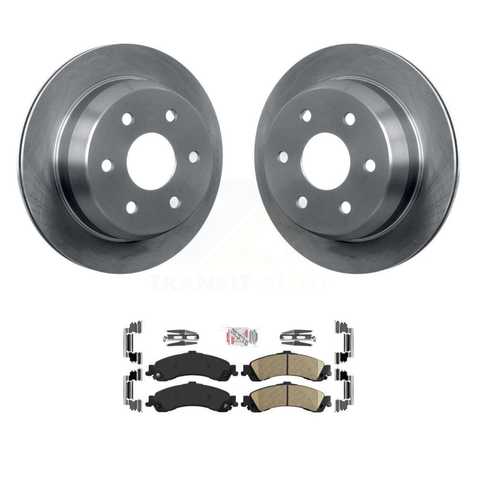 Rear Brake Rotor & Ceramic Pad Kit For Chevrolet Suburban 1500 With Single Piston Caliper K8A-100493