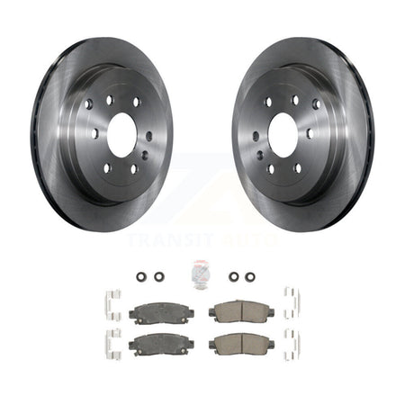 Rear Brake Rotor & Ceramic Pad Kit For GMC Acadia Buick Enclave Chevrolet Traverse Saturn K8A-100506