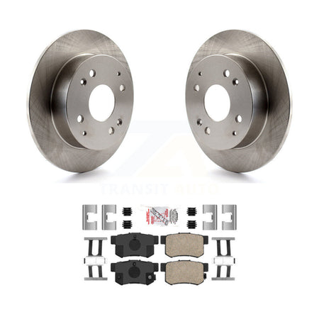 Rear Disc Brake Rotors And Ceramic Pads Kit For Honda Accord Acura CL K8A-100562