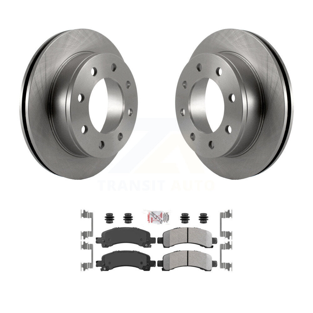 Rear Disc Brake Rotors & Semi-Metallic Pad Kit For GMC Chevrolet Savana 3500 2500 Express K8A-100568