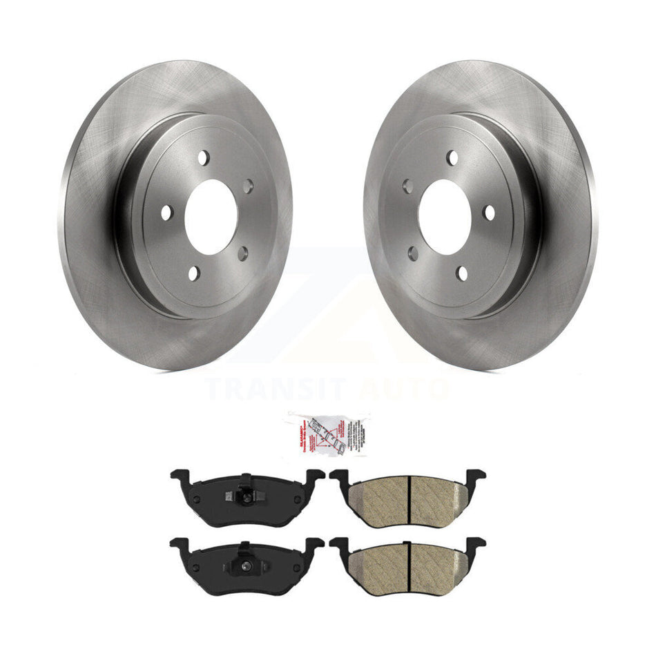 Rear Disc Brake Rotor Semi-Metallic Pad Kit For Ford Escape Mazda Tribute Mercury Mariner K8A-100583