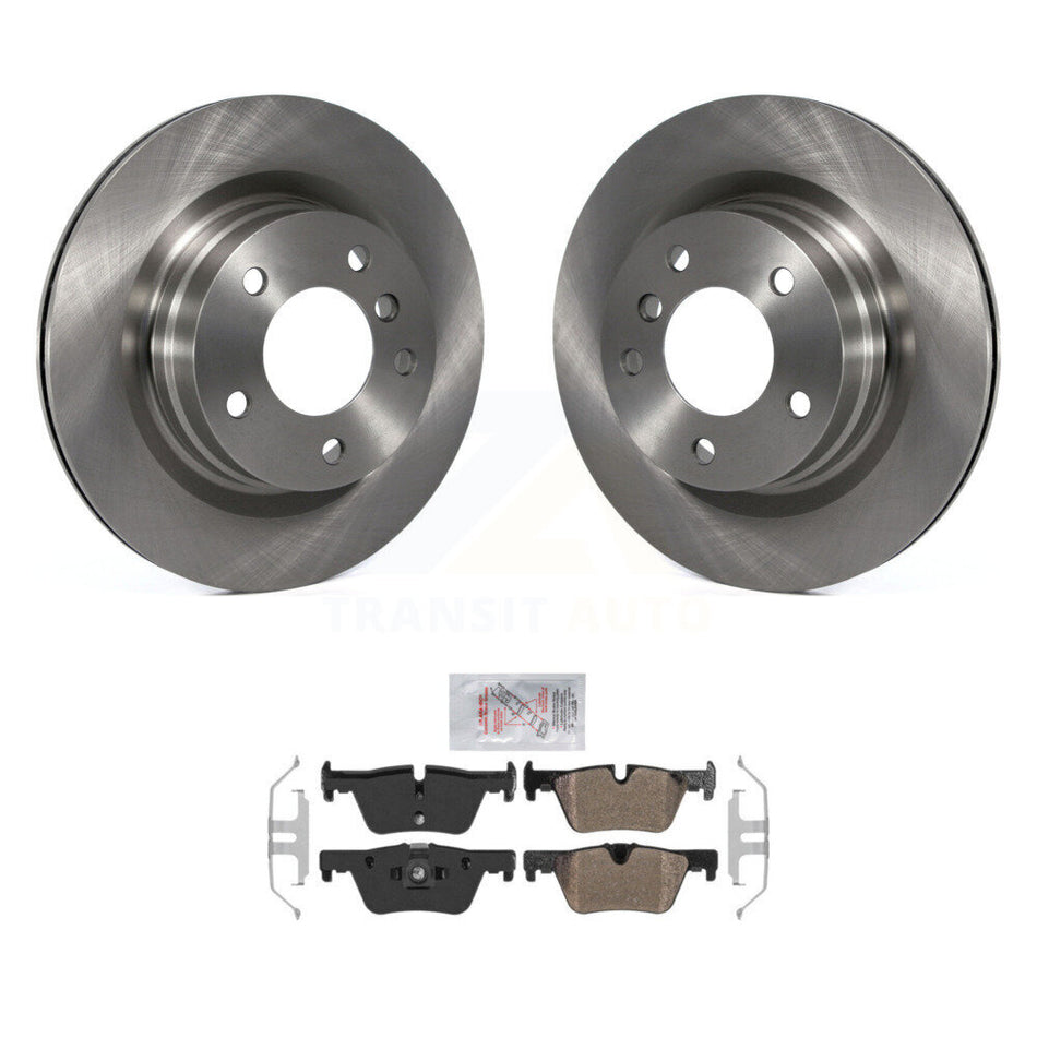 Rear Disc Brake Rotors And Semi-Metallic Pads Kit For BMW 328i K8A-100603