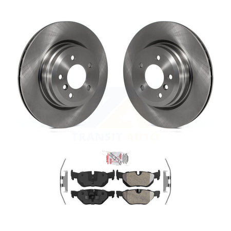 Rear Brake Rotor And Semi-Metallic Pad Kit For 2012 BMW X1 With 336mm Diameter K8A-100605