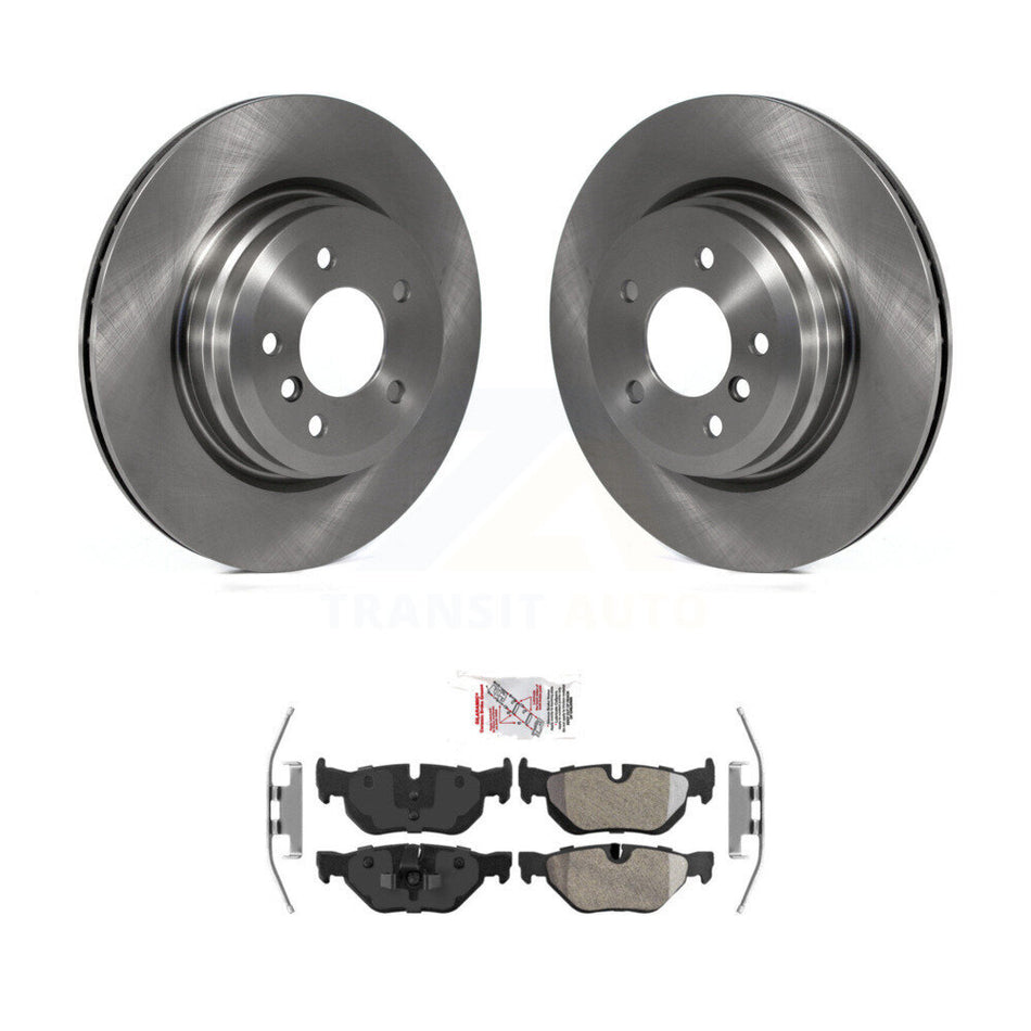 Rear Brake Rotor And Semi-Metallic Pad Kit For 2012 BMW X1 With 336mm Diameter K8A-100605