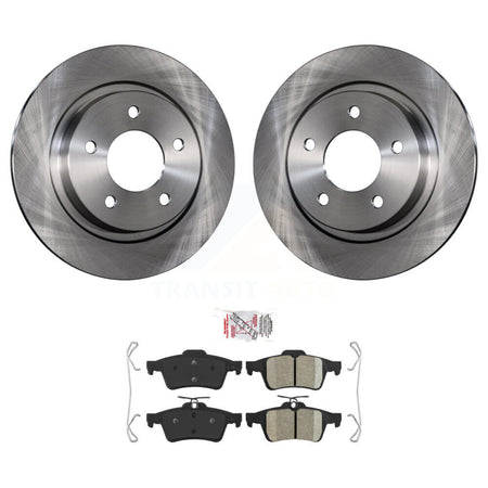 Rear Disc Brake Rotors And Ceramic Pads Kit For Mazda 3 Sport K8A-100631