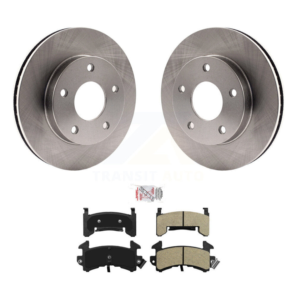 Rear Disc Brake Rotor & Semi-Metallic Pad Kit For Cadillac Eldorado Buick Riviera Seville K8A-100652