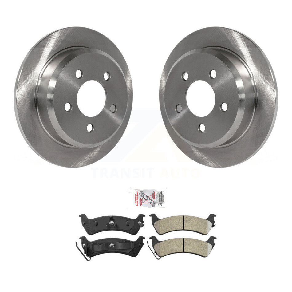 Rear Disc Brake Rotors And Semi-Metallic Pads Kit For Jeep Grand Cherokee K8A-100670